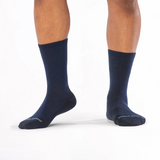 Wide Open Solid Lightweight Crew Sock (Men) - Navy Accessories - Socks - Lifestyle - The Heel Shoe Fitters