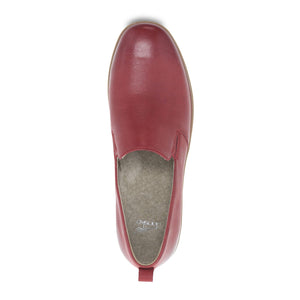 Dansko Linley Slip On (Women) - Red Burnished Calf Dress-Casual - Slip-Ons - The Heel Shoe Fitters
