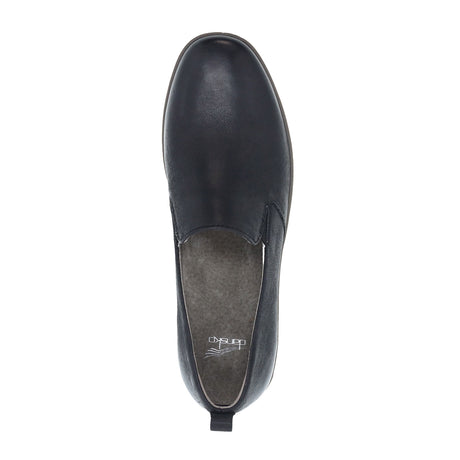 Dansko Linley Slip On (Women) - Black Burnished Calf Dress-Casual - Slip Ons - The Heel Shoe Fitters