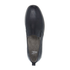 Dansko Linley Slip On (Women) - Black Burnished Calf Dress-Casual - Slip-Ons - The Heel Shoe Fitters