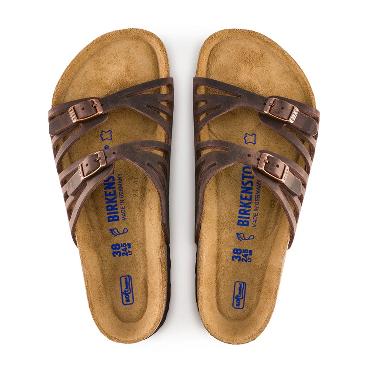 Birkenstock Granada Soft Footbed Slide Sandal (Women) - Habana Sandals - Slide - The Heel Shoe Fitters