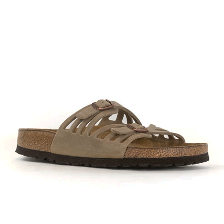 Birkenstock Granada Soft Footbed Slide Sandal (Women) - Tobacco Oiled Leather Sandal - Slide - The Heel Shoe Fitters