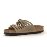 Birkenstock Granada Soft Footbed Narrow Slide Sandal (Women) - Tobacco Oiled Leather Sandal - Slide - The Heel Shoe Fitters