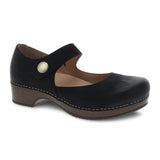 Dansko Beatrice Mary Jane (Women) - Black Burnished Nubuck Dress-Casual - Mary Janes - The Heel Shoe Fitters