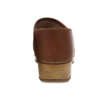 Dansko Brenna Clog (Women) - Tan Burnished Suede Dress-Casual - Clogs & Mules - The Heel Shoe Fitters