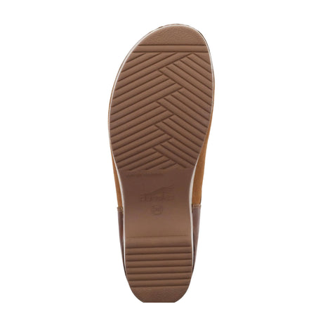 Dansko Brenna Clog (Women) - Tan Burnished Suede Dress-Casual - Clogs & Mules - The Heel Shoe Fitters