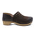 Dansko Brenna Clog (Women) - Chocolate Burnished Suede Dress-Casual - Clogs & Mules - The Heel Shoe Fitters