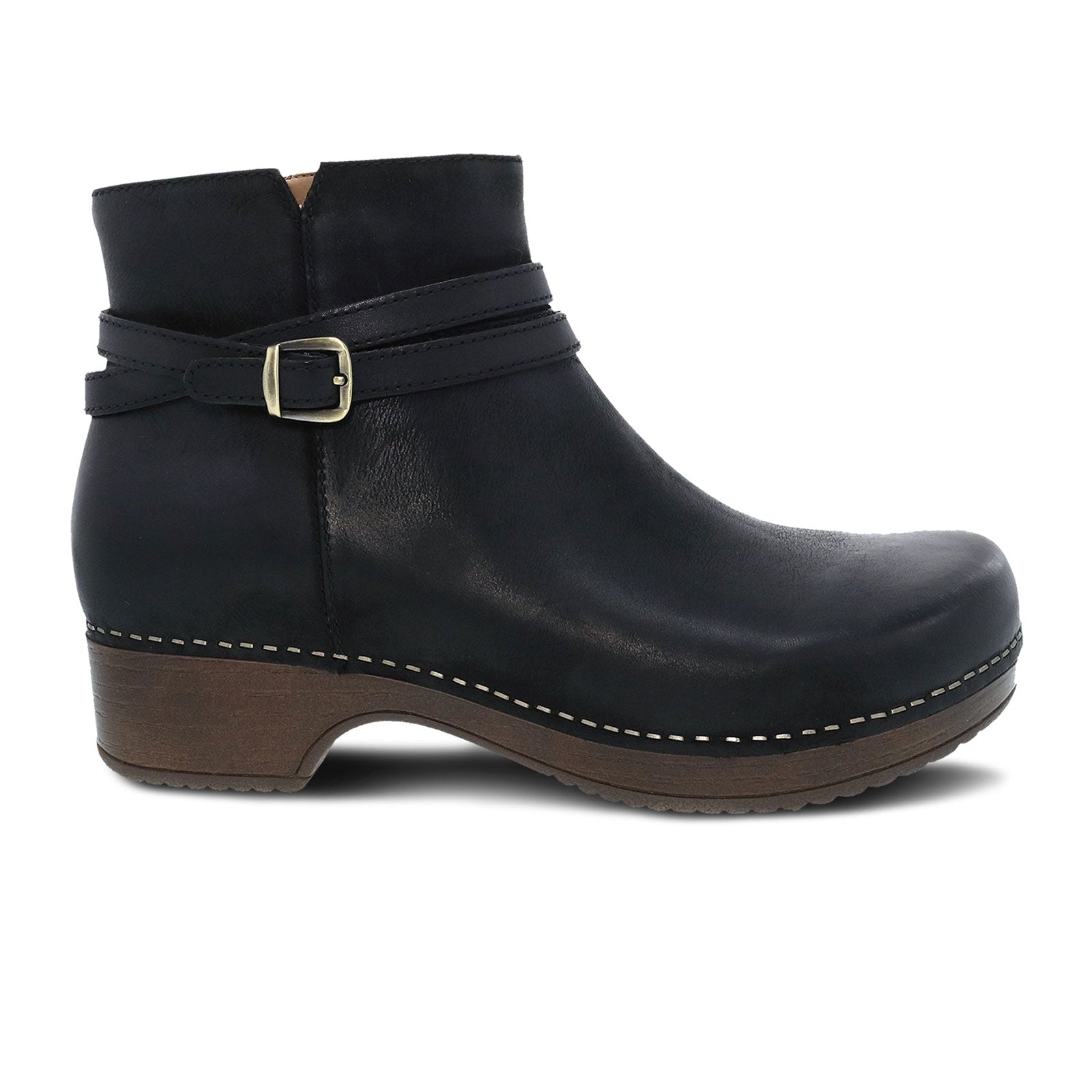 Dansko Brook Ankle Boot (Women) - Black Burnished Nubuck Boots - Fashion - Ankle Boot - The Heel Shoe Fitters