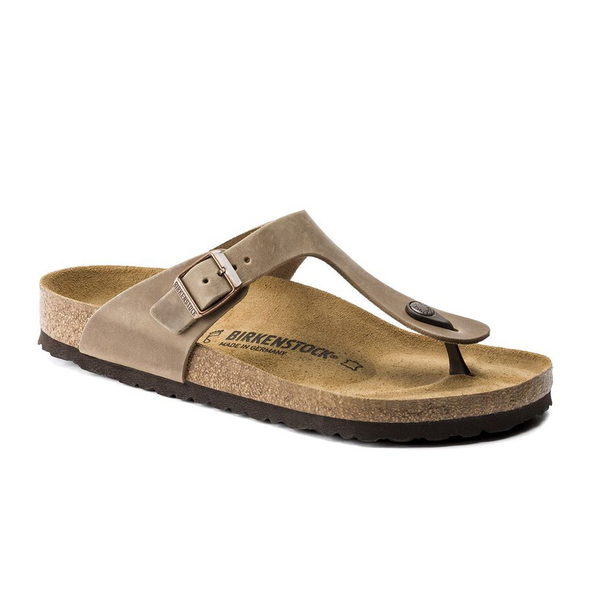 Birkenstock Gizeh Sandal (Women) - Tobacco Oiled Leather Sandals - Thong - The Heel Shoe Fitters