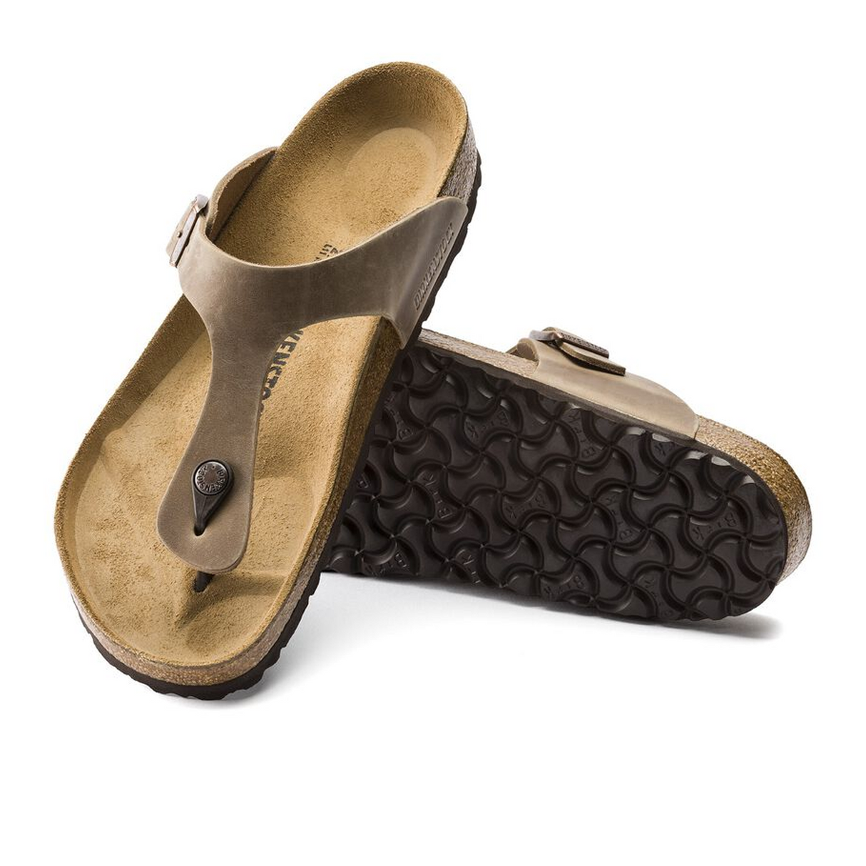 Birkenstock Gizeh Sandal (Women) - Tobacco Oiled Leather Sandals - Thong - The Heel Shoe Fitters