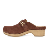 Dansko Branson Clog (Women) - Mahogany Suede