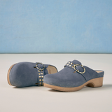 Dansko Branson Clog (Women) - Dusty Blue Suede