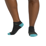 Wide Open Solid Cushioned No Show Sock (Women) - Charcoal Accessories - Socks - Lifestyle - The Heel Shoe Fitters