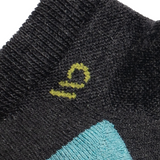 Wide Open Solid Cushioned No Show Sock (Women) - Charcoal Accessories - Socks - Lifestyle - The Heel Shoe Fitters