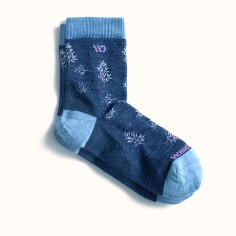 Darn Tough Wide Open Foliage Lightweight Crew Sock (Women) - Denim Accessories - Socks - Lifestyle - The Heel Shoe Fitters