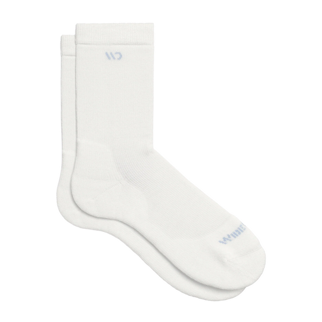 Wide Open WO Solid Basic Cushioned Crew (Women) - White Accessories - Socks - Lifestyle - The Heel Shoe Fitters