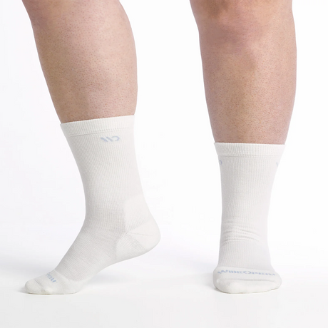 Wide Open WO Solid Basic Cushioned Crew (Women) - White Accessories - Socks - Lifestyle - The Heel Shoe Fitters