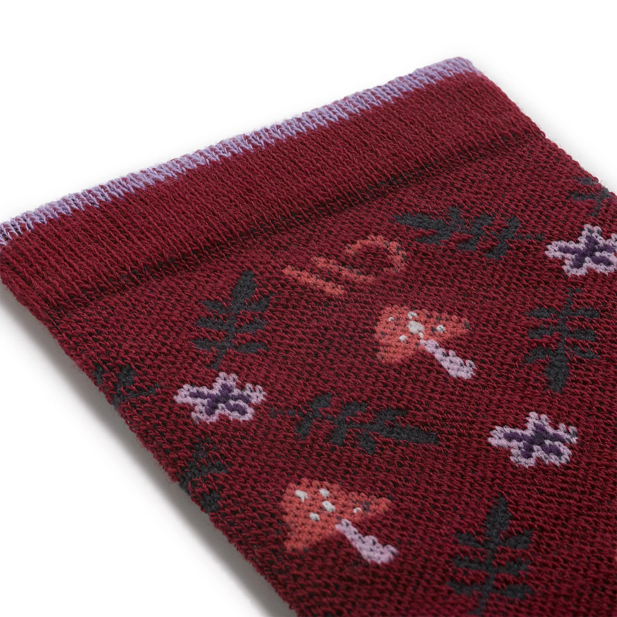 Wide Open Wildwood Cushioned Crew Sock (Women) - Burgundy Accessories - Socks - Lifestyle - The Heel Shoe Fitters