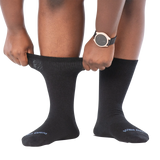 Wide Open Solid Basic Lightweight Crew Sock (Women) - Black Accessories - Socks - Lifestyle - The Heel Shoe Fitters