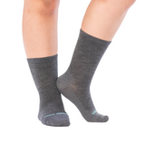 Wide Open Solid Basic Lightweight Crew Sock (Women) - Gray Accessories - Socks - Lifestyle - The Heel Shoe Fitters