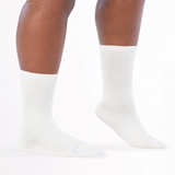 Wide Open Solid Basic Lightweight Crew Sock (Women) - White Accessories - Socks - Lifestyle - The Heel Shoe Fitters