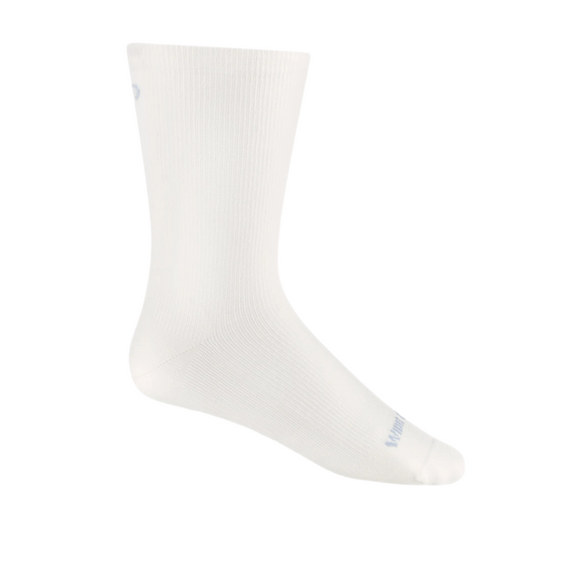 Wide Open Solid Basic Lightweight Crew Sock (Women) - White Accessories - Socks - Lifestyle - The Heel Shoe Fitters