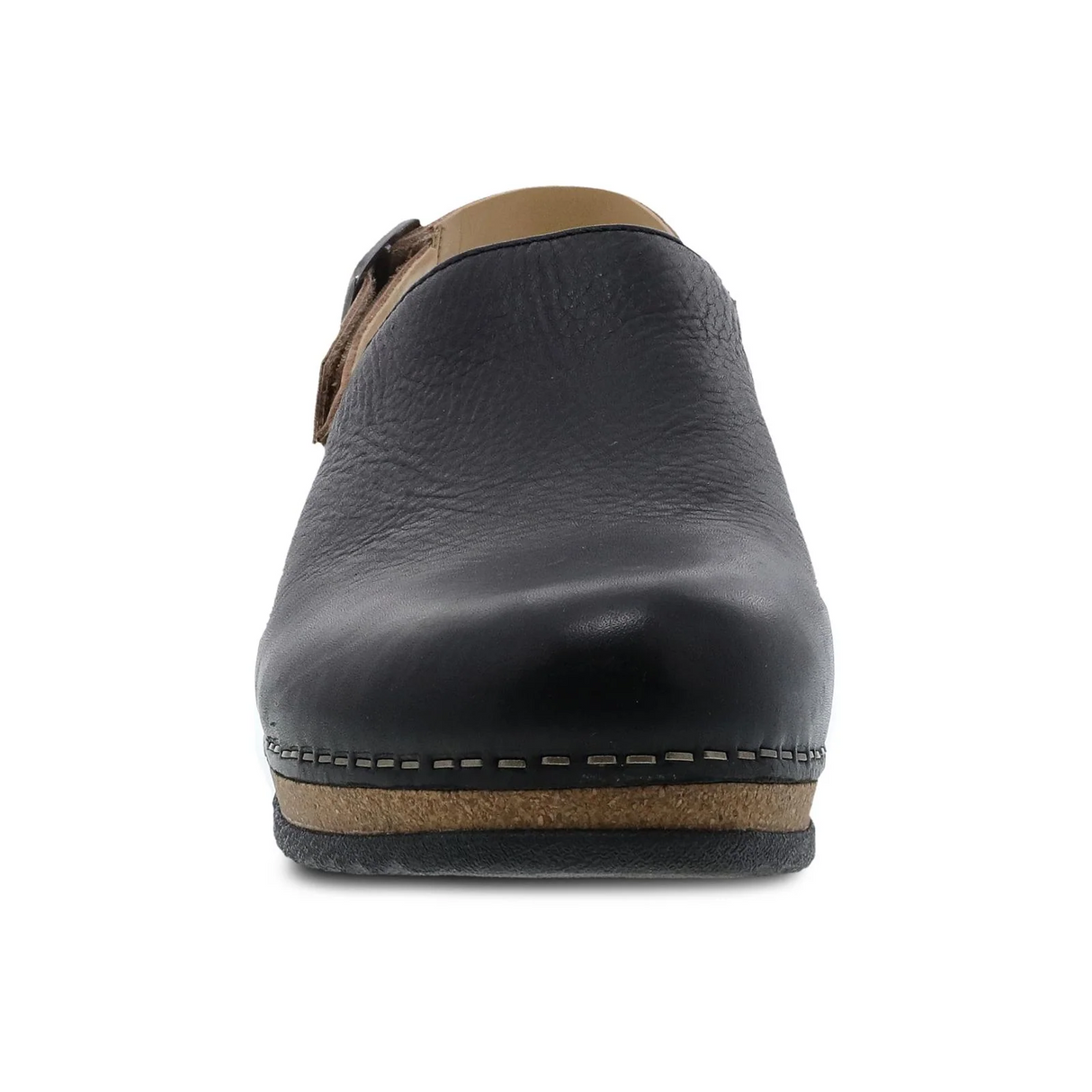 Dansko Merrin Clog (Women) - Black Waxy Milled Dress-Casual - Clogs & Mules - The Heel Shoe Fitters