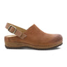 Dansko Merrin Clog (Women) - Tan Burnished Suede Dress-Casual - Clogs & Mules - The Heel Shoe Fitters