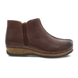 Dansko Makara Ankle Boot (Women) - Brown Waxy Milled Boots - Casual - Low - The Heel Shoe Fitters