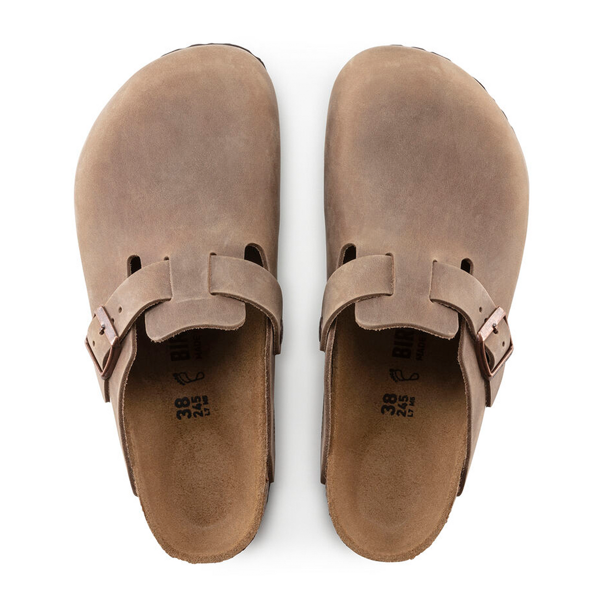 Birkenstock Boston Clog (Unisex) - Tobacco Oiled Leather Dress-Casual - Clogs & Mules - The Heel Shoe Fitters