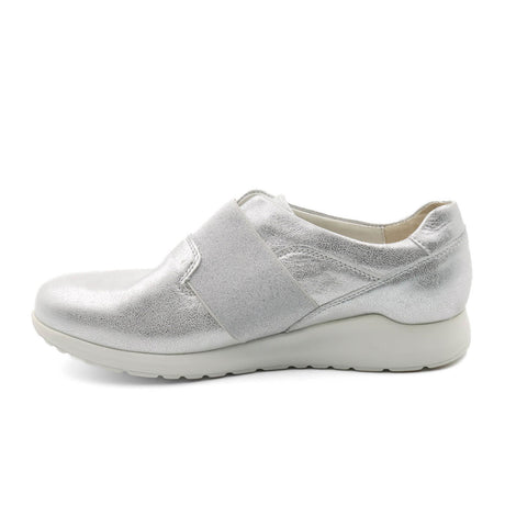 Waldlaufer Cambrie 982501 Slip On Sneaker (Women) - Silver Dress-Casual - Sneakers - The Heel Shoe Fitters
