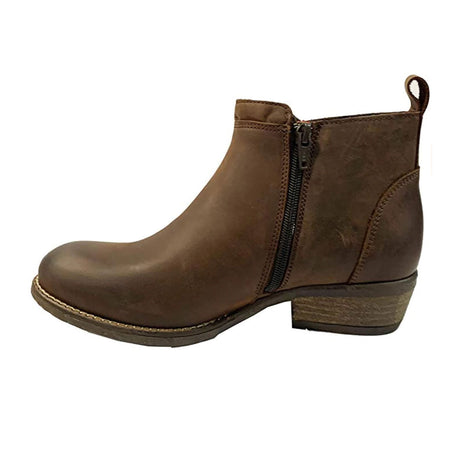 Oak & Hyde Rita Ankle Boot (Women) - Dark Brown Boots - Casual - Low - The Heel Shoe Fitters