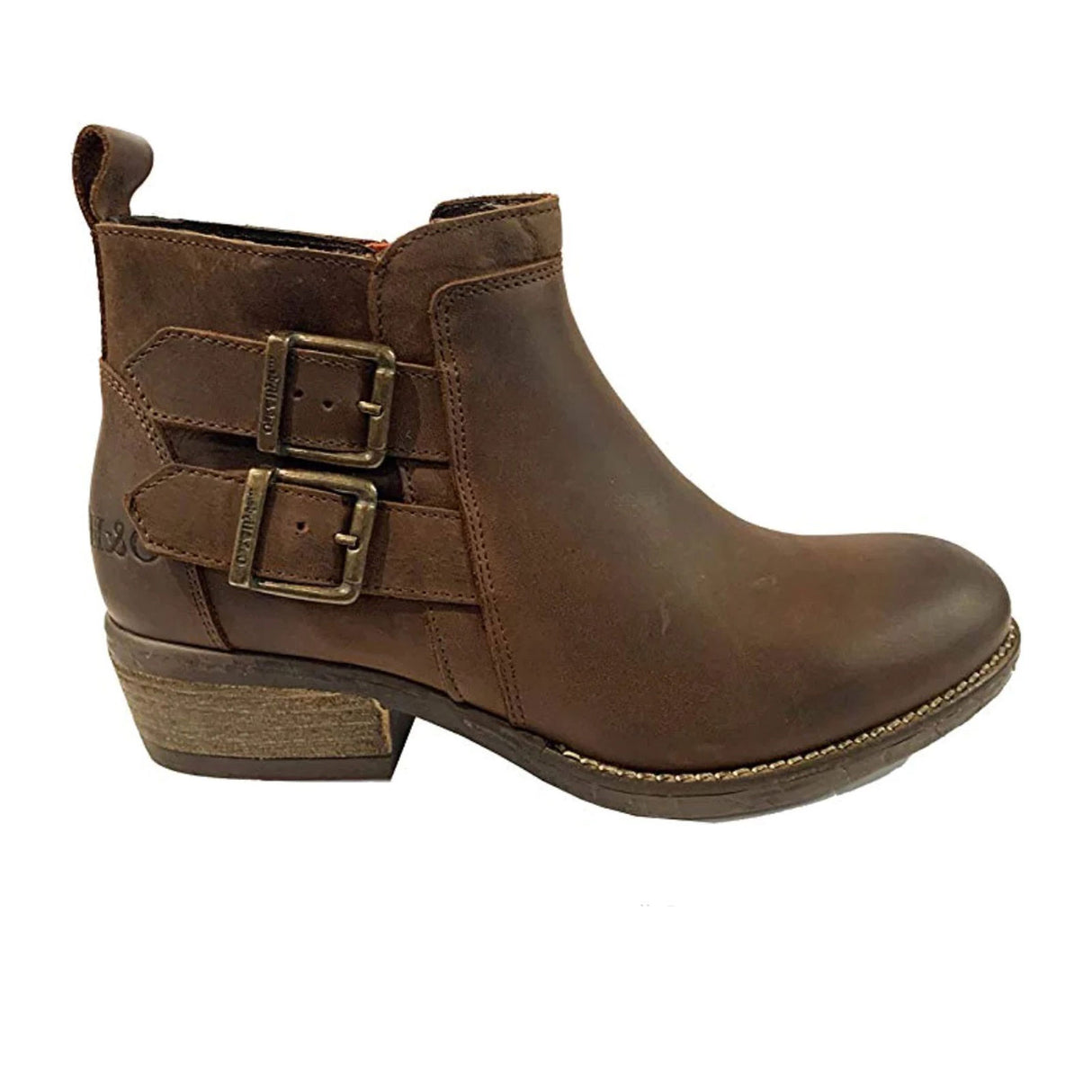 Oak & Hyde Rita Ankle Boot (Women) - Dark Brown Boots - Casual - Low - The Heel Shoe Fitters