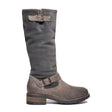 Oak & Hyde Bridge Cesar Tall Boot (Women) - Suede Grey Boots - Fashion - High - The Heel Shoe Fitters