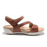 Halsa Denia Backstrap Sandal (Women) - Cognac Sandal - Backstrap - The Heel Shoe Fitters