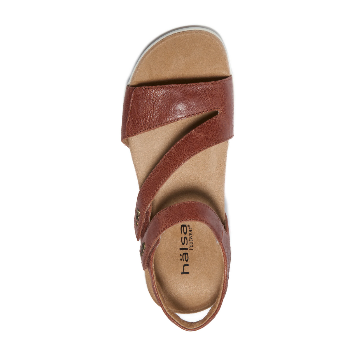 Halsa Denia Backstrap Sandal (Women) - Cognac Sandal - Backstrap - The Heel Shoe Fitters
