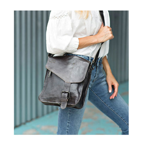 Bed Stu Venice Beach Crossbody Bag - Black Rustic Accessories - Bags - Crossbody - The Heel Shoe Fitters