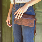 Bed Stu Cadence Clutch (Unisex) - Teak Rustic