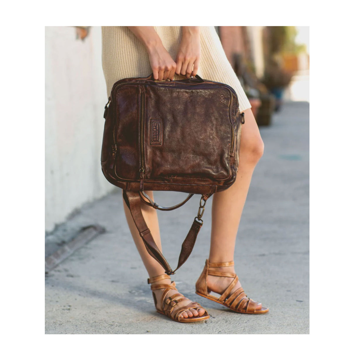 Bed Stu Socrates Backpack - Teak Tip Dye Accessories - Bags - Backpacks - The Heel Shoe Fitters