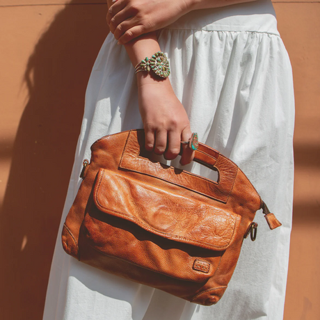 Bed Stu Greenway Crossbody Bag (Unisex) - Tan Rustic Accessories - Bags - Crossbody - The Heel Shoe Fitters
