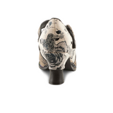 L'Artiste Adodora-Prit Heeled Mary Jane (Women) - Black Multi Dress-Casual - Heels - The Heel Shoe Fitters