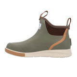 XtraTuf 6" Ankle Deck Boot Sport Boot (Men) - Olive Boots - Rain - Ankle - The Heel Shoe Fitters