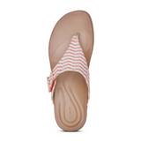 Aetrex Rita Sandal (Women) - Coral Sandals - Thong - The Heel Shoe Fitters