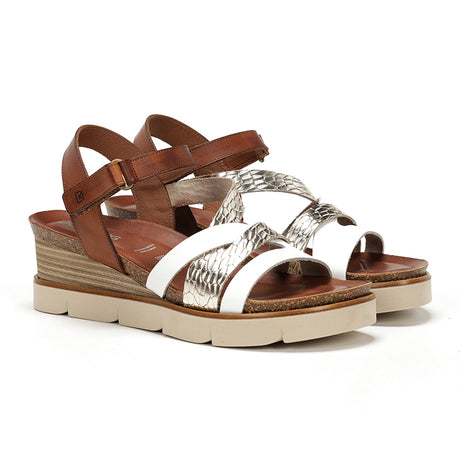 Dorking Agnes D9055 Wedge Sandal (Women) - Blanco Sandals - Heel/Wedge - The Heel Shoe Fitters