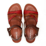 Dorking Agnes D9055 Wedge Sandal (Women) - Carmin Sandals - Heel/Wedge - The Heel Shoe Fitters