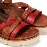 Dorking Agnes D9055 Wedge Sandal (Women) - Carmin Sandals - Heel/Wedge - The Heel Shoe Fitters