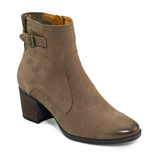 Aetrex Rubi Heeled Ankle Boot (Women) - Taupe Boots - Fashion - Ankle Boot - The Heel Shoe Fitters