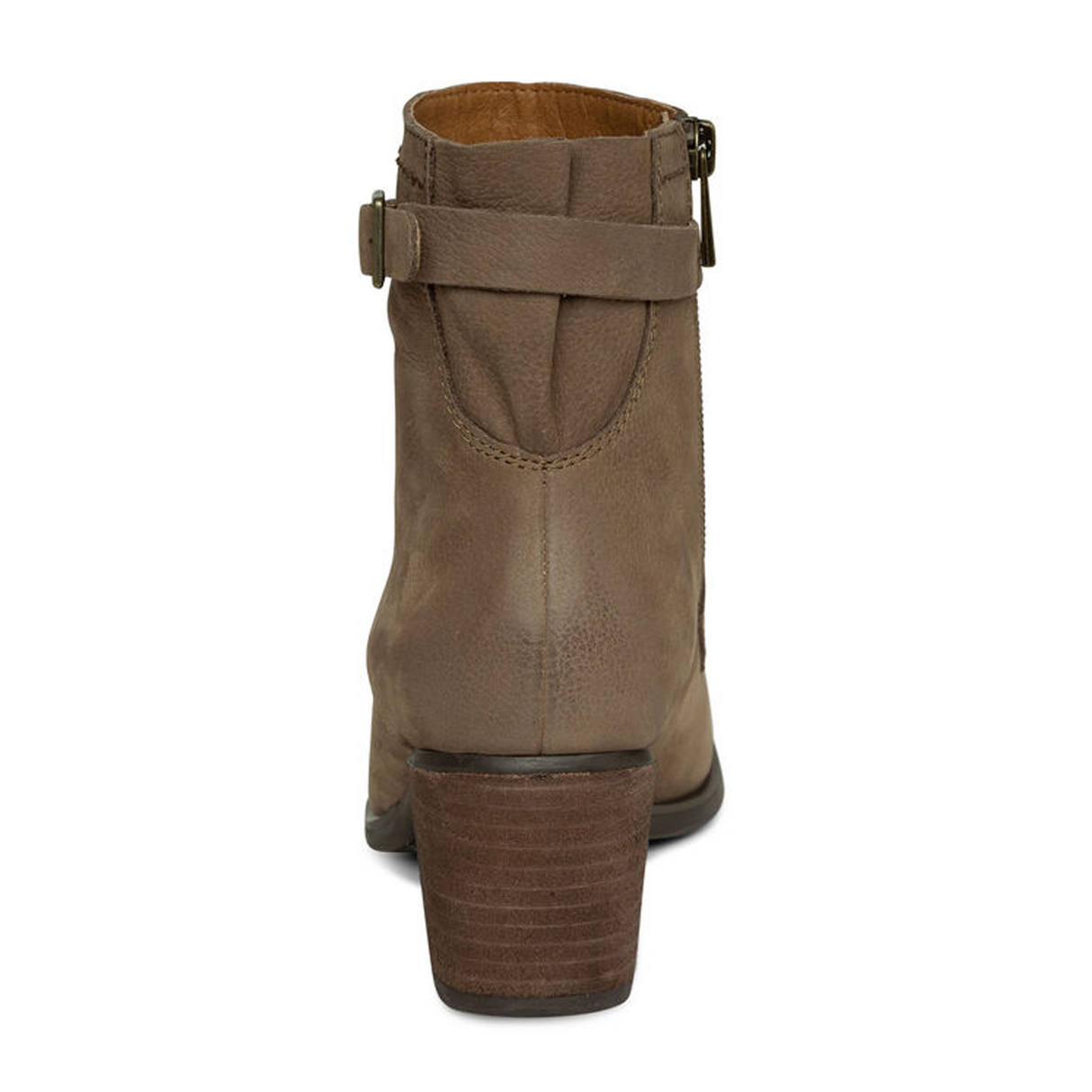 Aetrex Rubi Heeled Ankle Boot (Women) - Taupe Boots - Fashion - Ankle Boot - The Heel Shoe Fitters