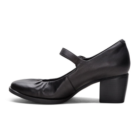 Aetrex Sara Heeled Mary Jane (Women) - Black Dress Casual - Heels - The Heel Shoe Fitters