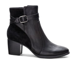 Aetrex Rebecca Heeled Boot (Women) - Black Boots - Casual - Mid - The Heel Shoe Fitters